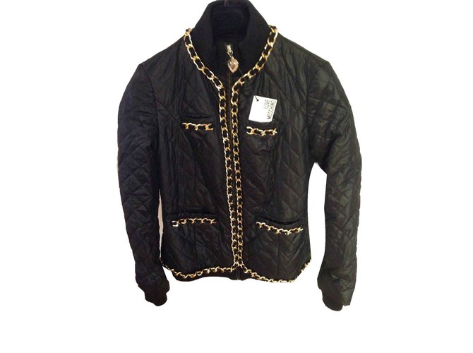 Love Moschino Jacket Black Polyester  ref.90612